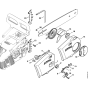 Chain sprocket cover Assembly for Stihl MS191T Chainsaws