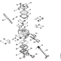 Carburetor C1Q-S125 BR Assembly for Stihl MS192T MS192TC Chainsaws
