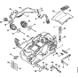 Motor housing Assembly for Stihl MS192T MS192TC Chainsaws