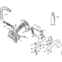 Handle housing Assembly for Stihl MS192T MS192TC Chainsaws