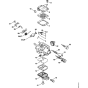 Carburetor C1Q-S251 & C1Q-S249 & C1Q-S215 & C1Q-S189 Assembly for Stihl MS201 MS201C Chainsaws