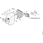 Air filter Assembly for Stihl MS210 MS210C Chainsaws