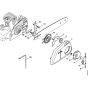 Quick chain tensioner Assembly for Stihl MS210 MS210C Chainsaws