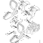 Handle frame & Shroud Assembly for Stihl MS211 MS211C Chainsaws