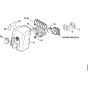 Air filter Assembly for Stihl MS230 MS230C Chainsaws