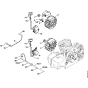 Ignition system Assembly for Stihl MS230 MS230C Chainsaws