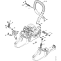 AV system & Handlebar Assembly for Stihl MS231 MS231C MS251 MS251C Chainsaws