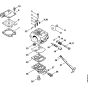 Carburetor WTE-3 Assembly for Stihl MS240 Chainsaws