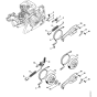 Chain brake Assembly for Stihl MS241C Chainsaws