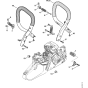 AV system & Handlebar Assembly for Stihl MS241C Chainsaws