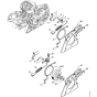 Chain brake Assembly for Stihl MS271 MS271C MS291 MS291C Chainsaws