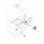 Stand Assembly for Husqvarna MS 360 Masonry Saw,