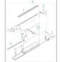 Vacuum Assembly for Husqvarna MS 360 G Masonry Saw.