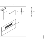 Tools & Extras Assembly for Stihl MS382 Chainsaws