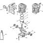 Cylinder MS 390 Assembly for Stihl MS390 Chainsaws