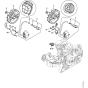 Ignition system & Wiring harness Assembly for Stihl MS391 Chainsaws