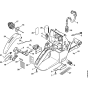 Tank housing Assembly for Stihl MS460 Chainsaws