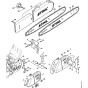 Chain sprocket cover & Guide bar Assembly for Stihl MS461 Chainsaws