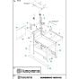 Frame Assembly for Husqvarna MS 510 Masonry Saw,