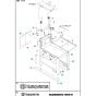 Frame Assembly 2 for Husqvarna MS 510 Masonry Saw,