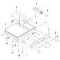 Cart Assembly for Husqvarna MS 610 Masonry Saw.