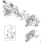 Crankcase Assembly for Stihl MS651 Chainsaws