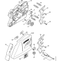 Crankcase & Chain sprocket cover (Wrap-around handlebar) Assembly for Stihl MS661 MS661C Chainsaws