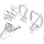 Handlebar & Shroud Assembly for Stihl MS780 Chainsaws