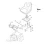 Seat  for Stihl/ Viking MT 4097.0 S Ride on Mowers