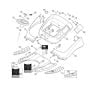 Moulding  for Stihl/ Viking MT 6127.1 ZL Ride on Mowers