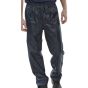 Super B-Dri Over-Trousers Elasticated Waist Studded Ankle Navy Blue 3XL