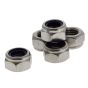 M12 Nylon Nuts - Type T - Stainless Steel - 5 Pack