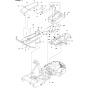 Chassis/Frame Assembly-1 for Husqvarna P524 Riders