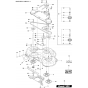 41"/103cm Cutting Deck Assembly-3 for Husqvarna P524 Riders