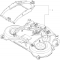 48"/122cm Cutting Deck Assembly-1 for Husqvarna P 524EFI Riders