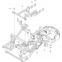 Chassis/Frame Assembly-3 for Husqvarna P525D Riders