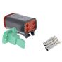 4 Pin Plug for Rear Light for JCB 3CX Backhoe Loader, Suitable for JCB 700/50018 - P995830