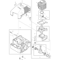 Cylinder Assembly for Makita DBC4500 Brushcutters