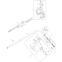 Handle Assembly for Makita ER2550LH Brushcutters