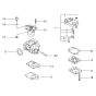 Carburettor for ECHO PB-760LN Backpack Blower