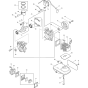 Cylinder and Piston Assembly for Makita PB500R Leaf Blower