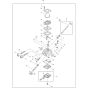 Carburetor Assembly for Makita PB500R Leaf Blower