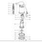 Complete Assembly for Makita PF4001 Drainage Pump