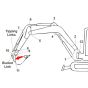 25mm (Position 11) Pin fits Kubota U10-3 Mini Excavator