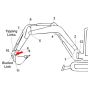 30mm Position 9 Plain Pin fits Takeuchi TB016 Mini Excavator