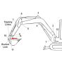 Pin (Position 9 & 11) for Kubota KX019-4 Mini Excavator - Replaces RG138 66760