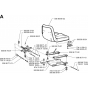 Seat Assembly for Husqvarna PR14 Riders