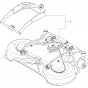 44"/112cm Cutting Deck Assembly-1 for Husqvarna PR17 AWD Riders