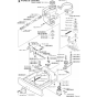 Steering Column Assembly for Husqvarna PROFLEX 20 Riders