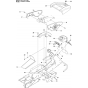 Chassis and Enclosures Assembly-2 for Husqvarna PROFLEX 21 AWD Riders